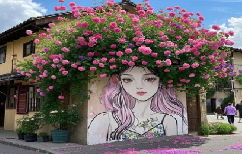 蒙自怎么设计网红打卡墙绘