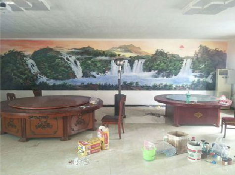 蒙自墙绘-写实风景