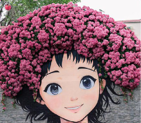 蒙自墙体彩绘-网红墙打卡