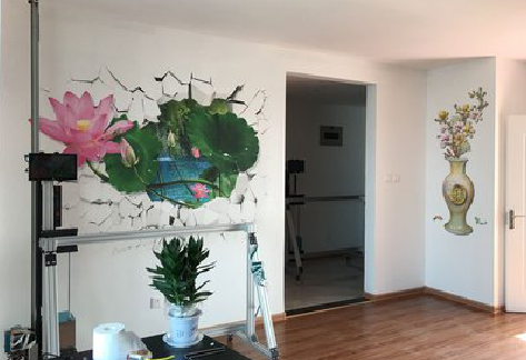 蒙自墙体彩绘相比墙纸的优势。